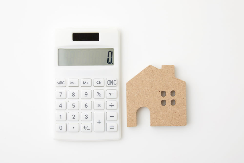 House with calculator