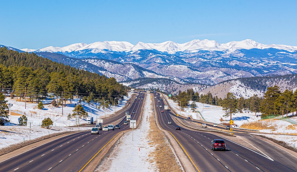 scenic road view for Moving to Denver Guide