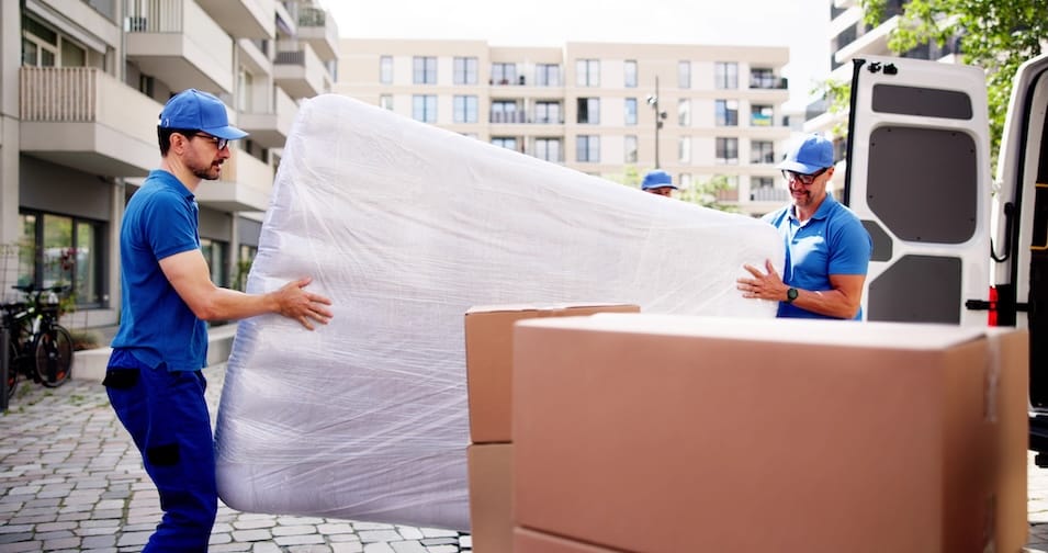 professional movers showing the way to move furniture across country