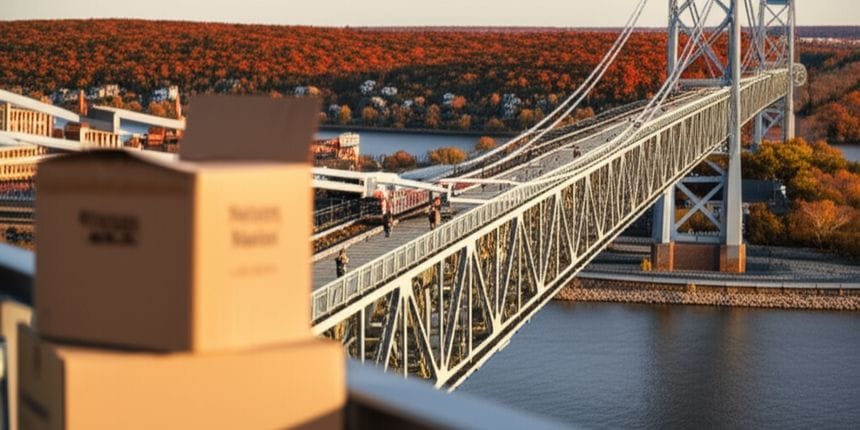 Conceptual image representing moving and guide.